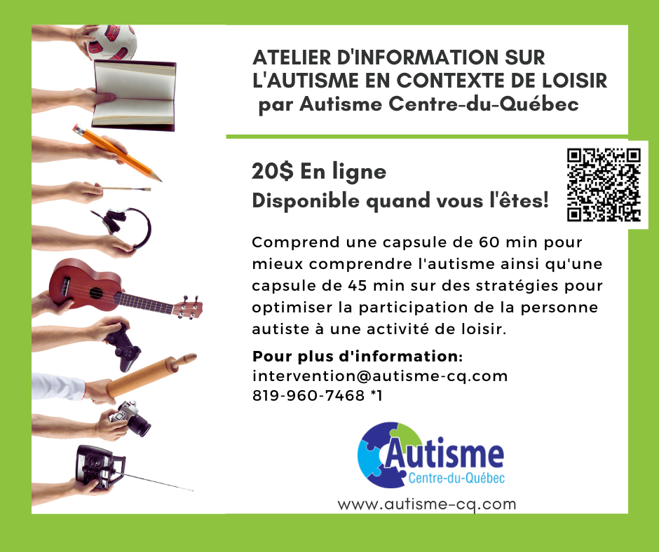 Outils visuels - Autisme Centre-du-Québec